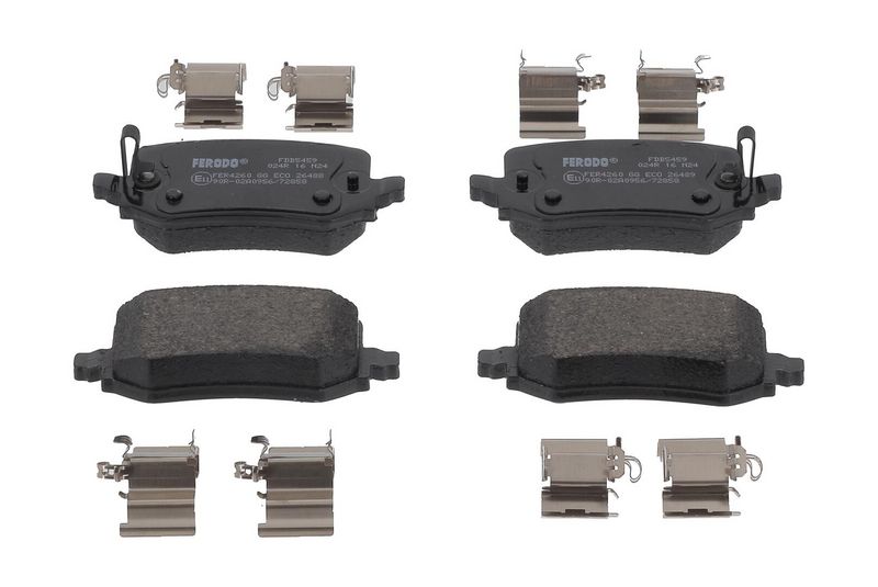 Bremsbelagsatz, Scheibenbremse