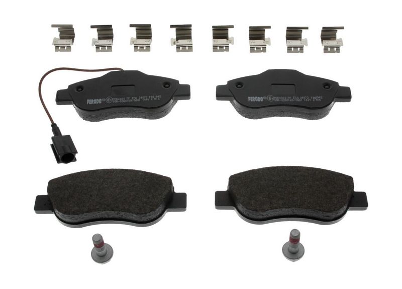 Bremsbelagsatz, Scheibenbremse