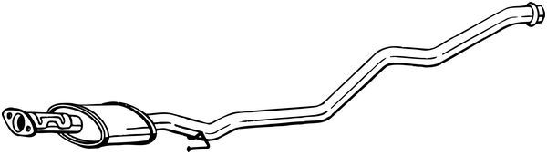 Mittelschalldämpfer