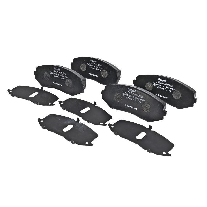 Bremsbelagsatz, Scheibenbremse