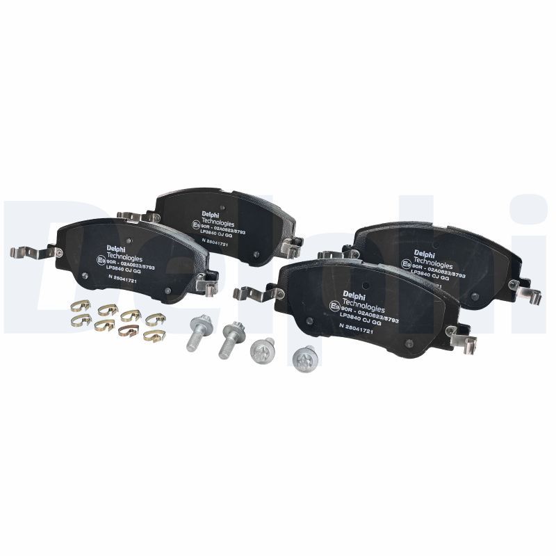 Bremsbelagsatz, Scheibenbremse