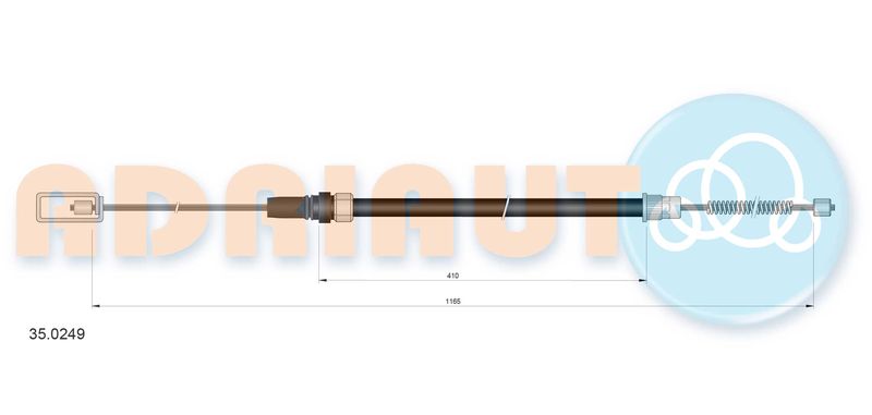 Seilzug, Betriebsbremse