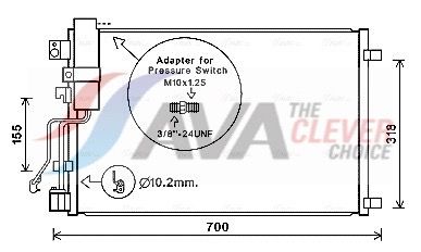 Kondensator, Klimaanlage