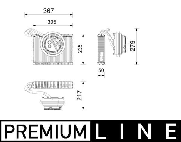 Verdampfer, Klimaanlage