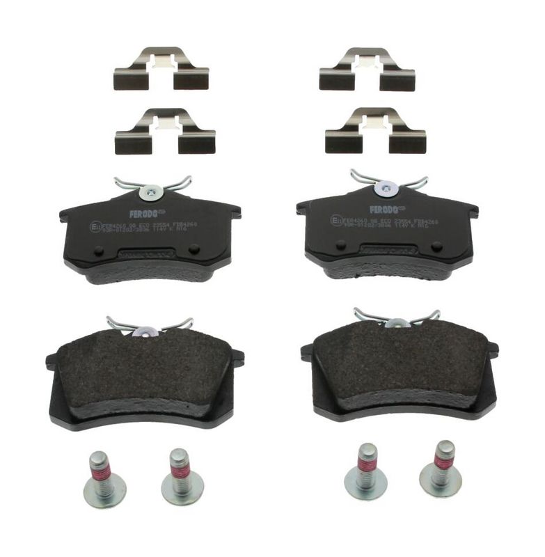 Bremsbelagsatz, Scheibenbremse