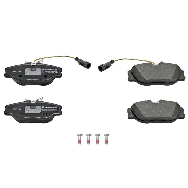 Bremsbelagsatz, Scheibenbremse