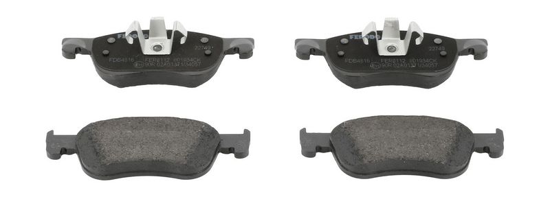 Bremsbelagsatz, Scheibenbremse