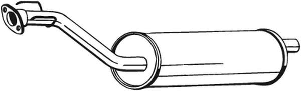 Mittelschalldämpfer