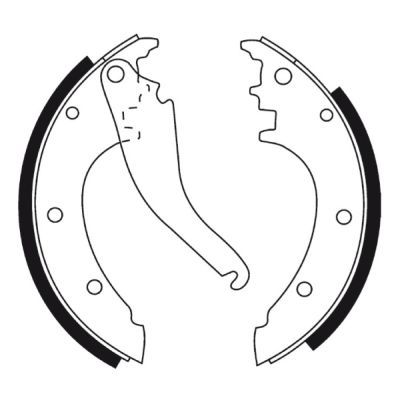 Bremsbackensatz, Feststellbremse