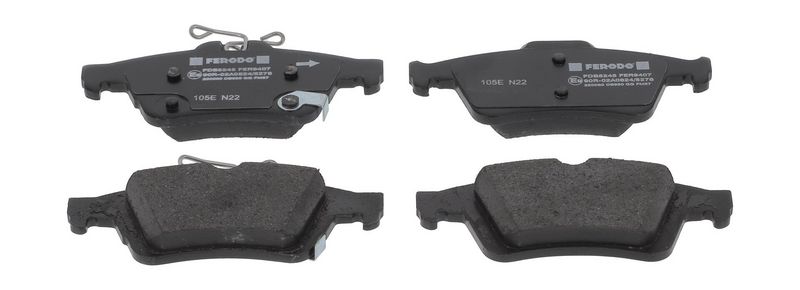 Bremsbelagsatz, Scheibenbremse