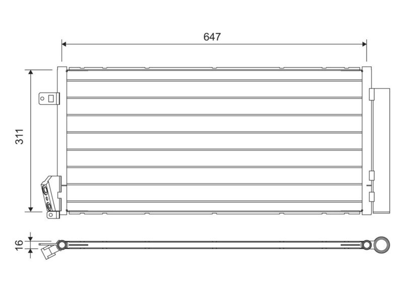 Kondensator, Klimaanlage