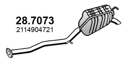 Mittelschalldämpfer