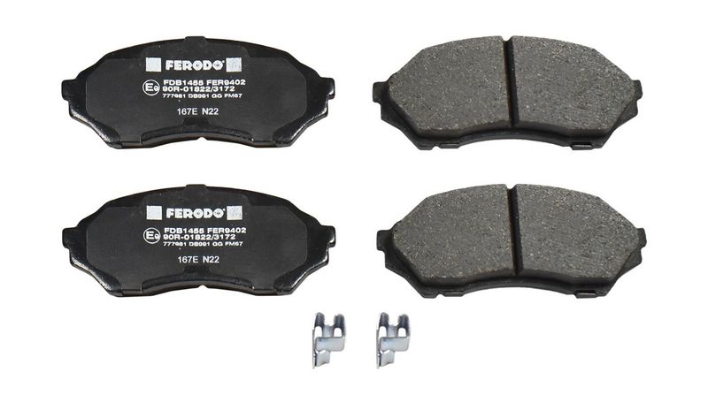 Bremsbelagsatz, Scheibenbremse