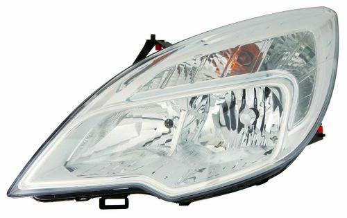 Scheinwerfer R (H1/H7/W21, elektrisch, mit motor, einsatzfarbe: chrom) passt zu: OPEL MERIVA B 06.10-01.14