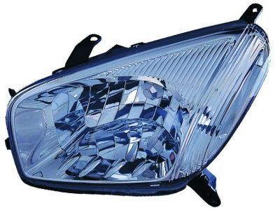 Scheinwerfer R (H4, Manuell, ohne motor, einsatzfarbe: silber, blinkerfarbe: weiß) passt zu: TOYOTA RAV4 II 06.00-08.03