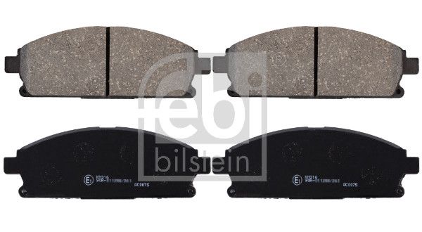 Bremsbelagsatz, Scheibenbremse