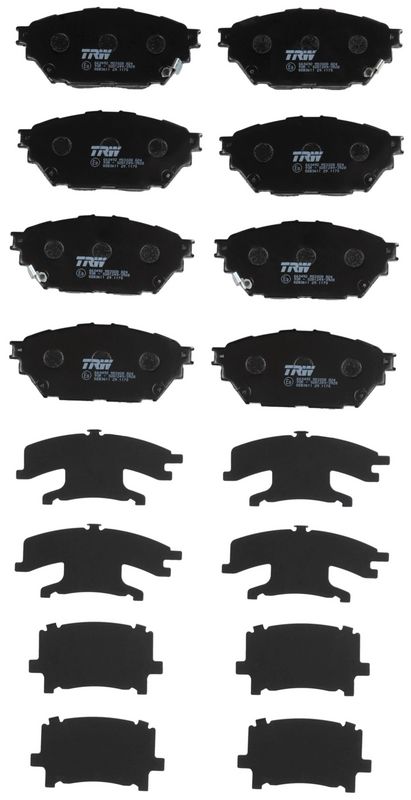 Bremsbelagsatz, Scheibenbremse