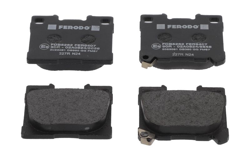 Bremsbelagsatz, Scheibenbremse