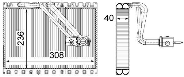 Verdampfer, Klimaanlage