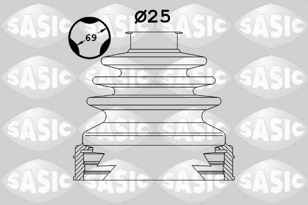 Faltenbalgsatz, Antriebswelle