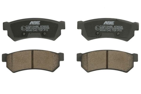 Bremsbelagsatz, Scheibenbremse