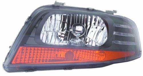 Scheinwerfer R (H4, elektrisch, ohne motor, einsatzfarbe: silber, blinkerfarbe: gelb) passt zu: CHEVROLET AVEO/KALOS, DAEWOO AVEO/KALOS 05.03-04.05