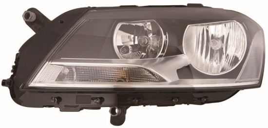 Scheinwerfer L (H7/PY21W/W5W, elektrisch, mit motor, einsatzfarbe: dunkel) passt zu: VW PASSAT B7 08.10-12.14
