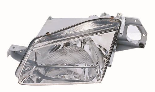 Scheinwerfer R (H4/W5W, elektrisch, mit motor, einsatzfarbe: chrom) passt zu: MAZDA 323 VI BJ 09.98-12.00
