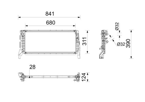 Kühler, Motorkühlung
