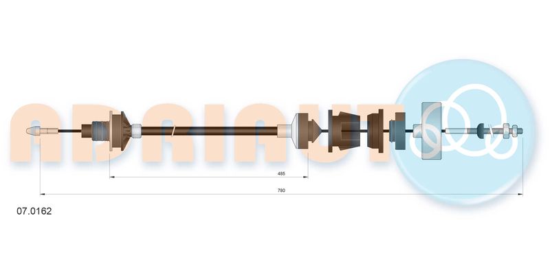 Seilzug, Kupplungsbetätigung