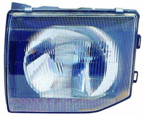 Scheinwerfer L (H4, Manuell, ohne motor, einsatzfarbe: silber) passt zu: MITSUBISHI PAJERO II 12.90-04.00