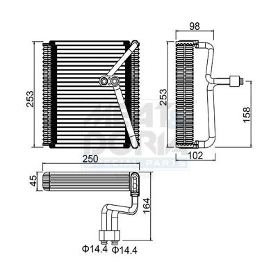 Verdampfer, Klimaanlage