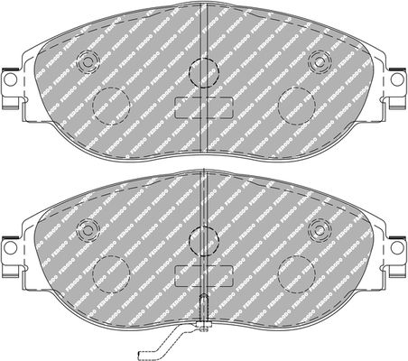 Bremsbelagsatz, Scheibenbremse