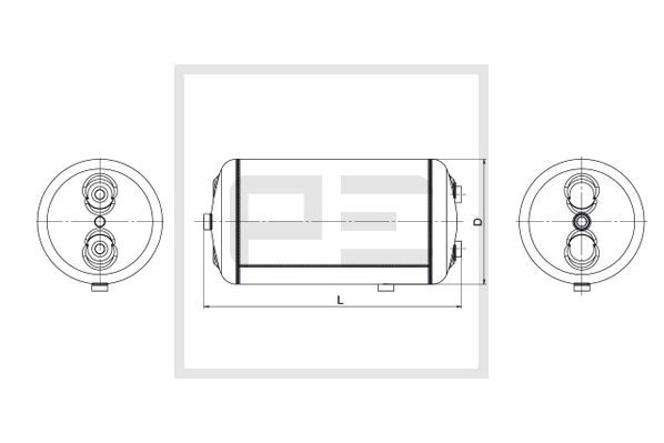 Luftbehälter, Druckluftanlage