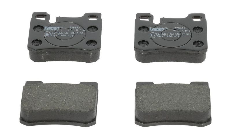 Bremsbelagsatz, Scheibenbremse