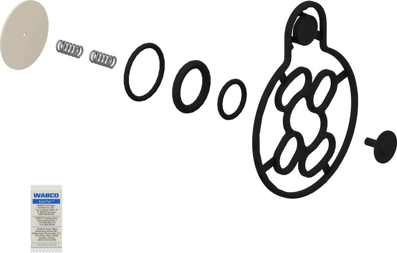 Drehschieberventil, Druckluftanlage