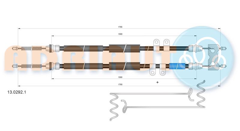 Seilzug, Feststellbremse