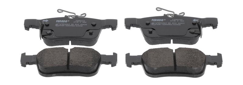 Bremsbelagsatz, Scheibenbremse